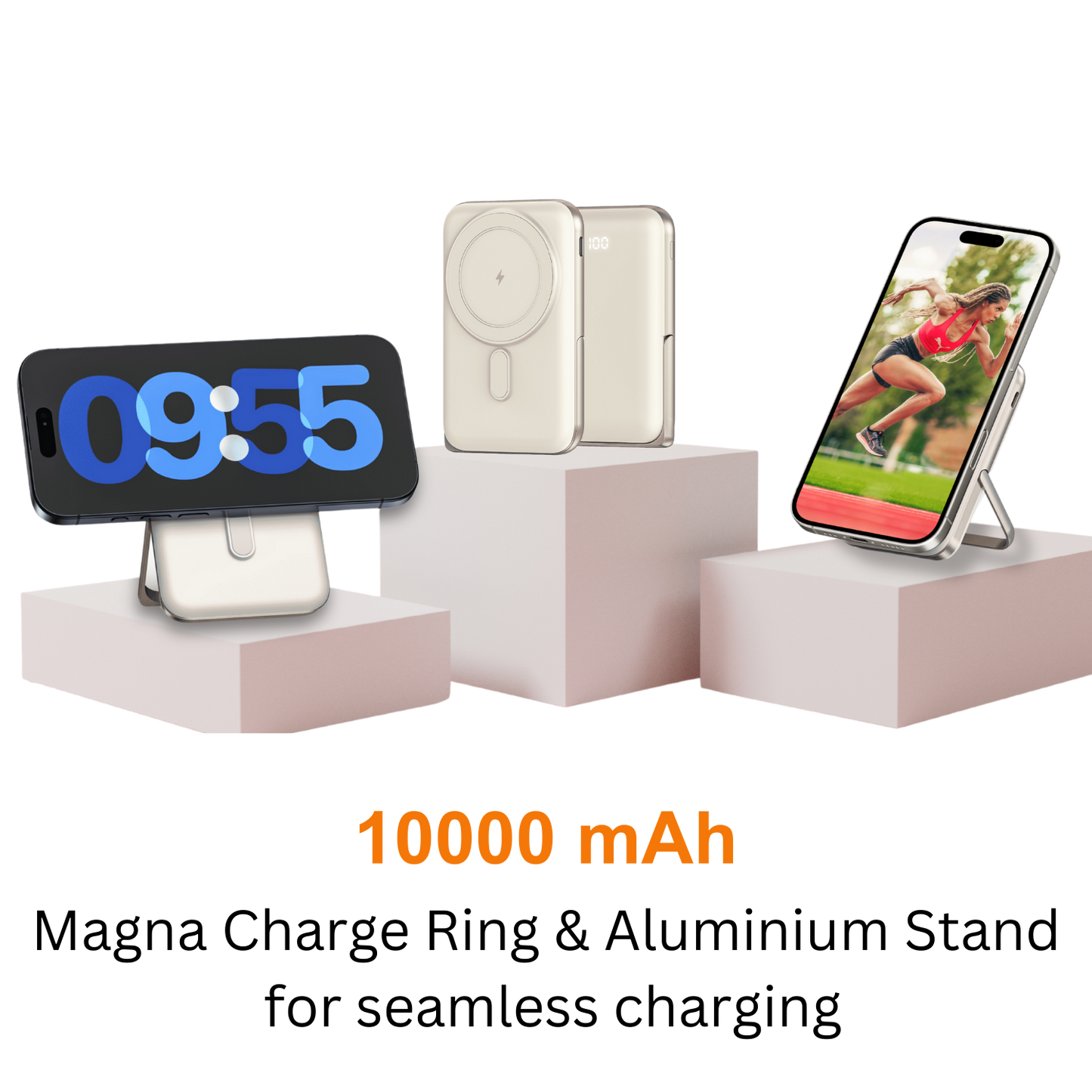 10000mAh Magnetic Wireless Powerbank