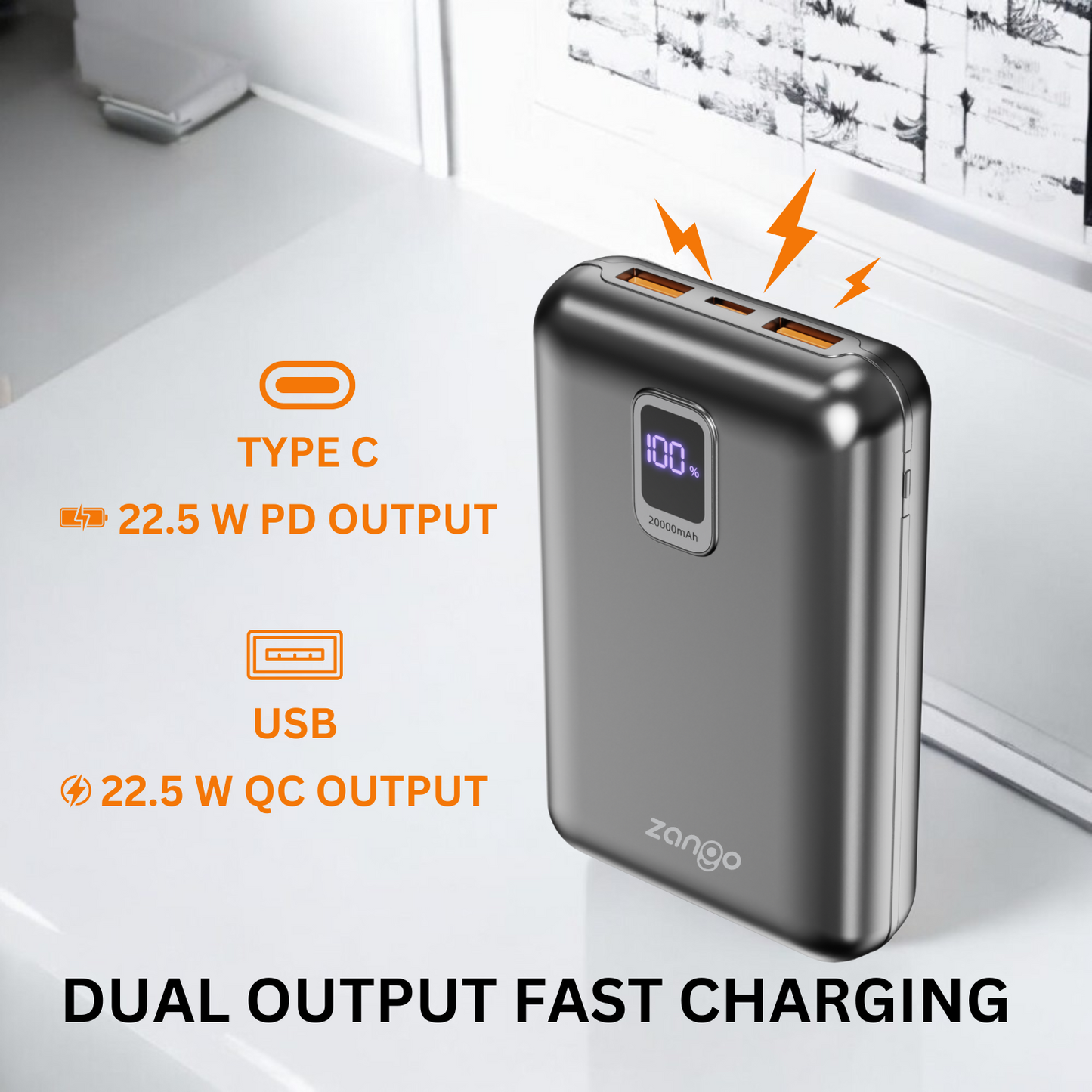 20000mAh Ultra Compact Powerbank